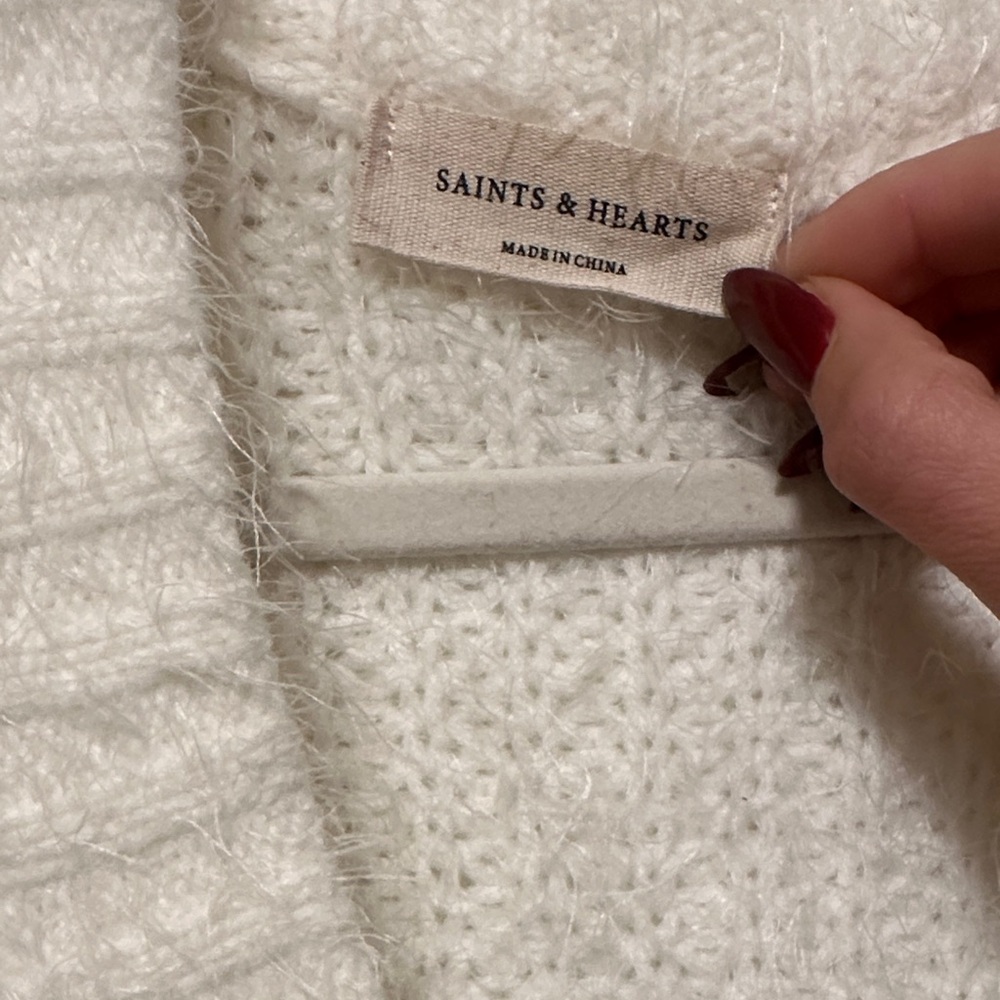 Off-white Button-Up Cardigan - Picture 4 of 4